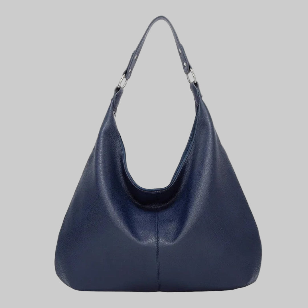 Anna | Dames Hobo Schoudertas Handtas Blauw Larenza.nl