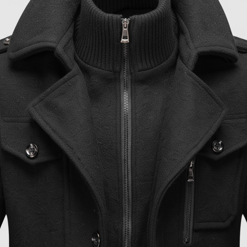 Arjan | Heren Stijlvolle Overjas Larenza.nl