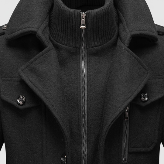 Arjan | Heren Stijlvolle Overjas Larenza.nl