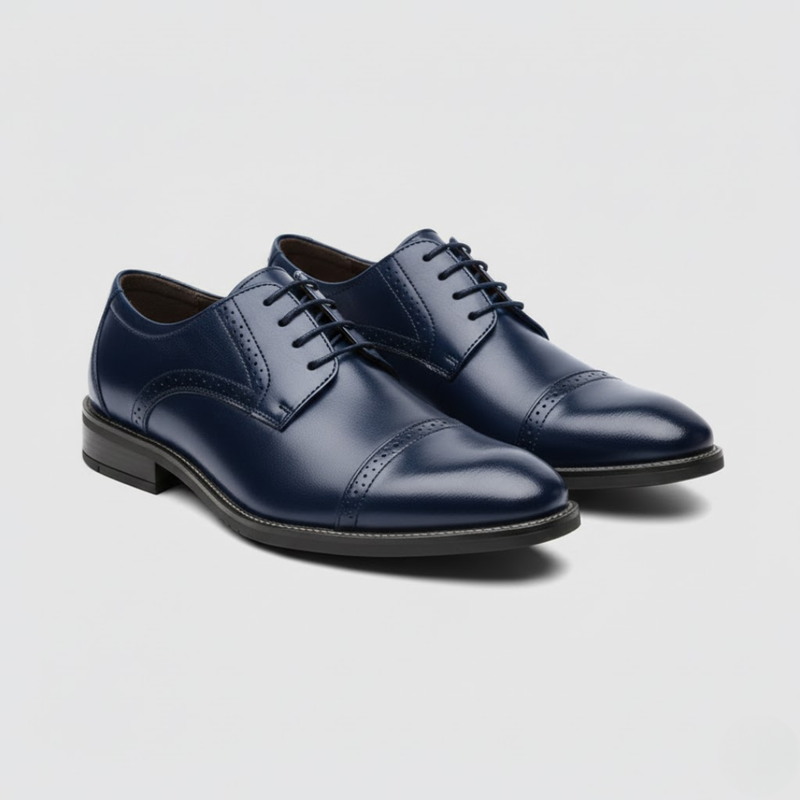 Bart | Orthopedisch Oxford Heren Schoenen Blauw Larenza.nl