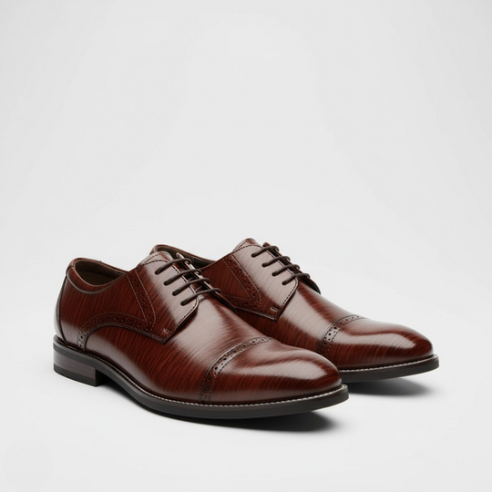 Bart | Orthopedisch Oxford Heren Schoenen Bruin Larenza.nl