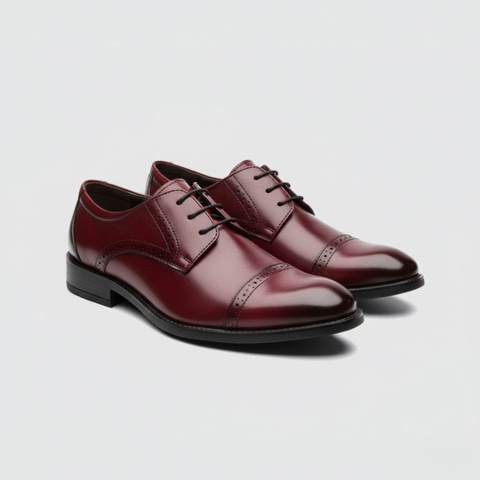 Bart | Orthopedisch Oxford Heren Schoenen Rood Larenza.nl