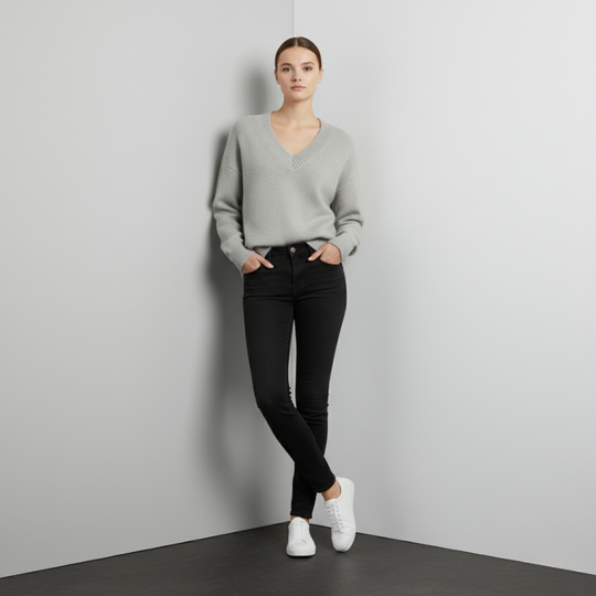 Bente | Dames Trui Pullover Lange Mouw Larenza.nl