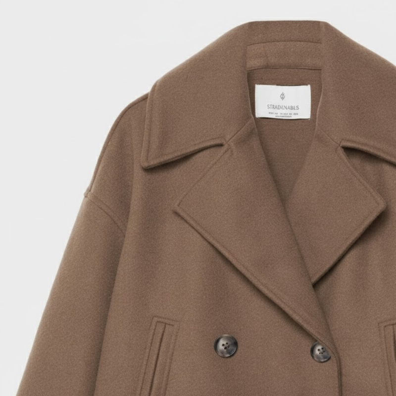 Bentha | Dames Korte Dubbelrijige Jas Larenza.nl