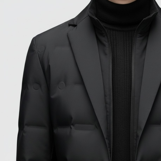 Cas | Heren Premium Parka Jas Zwart Larenza.nl