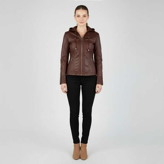 Cato | Dames Stijlvol Jasje Bruin Larenza.nl