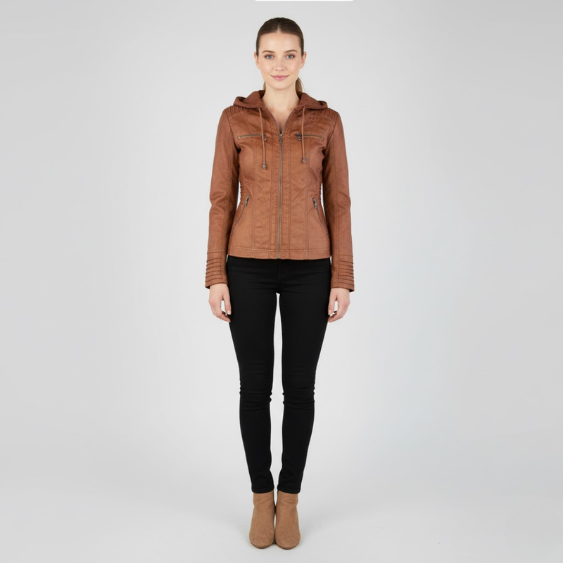 Cato | Dames Stijlvol Jasje Khaki Larenza.nl