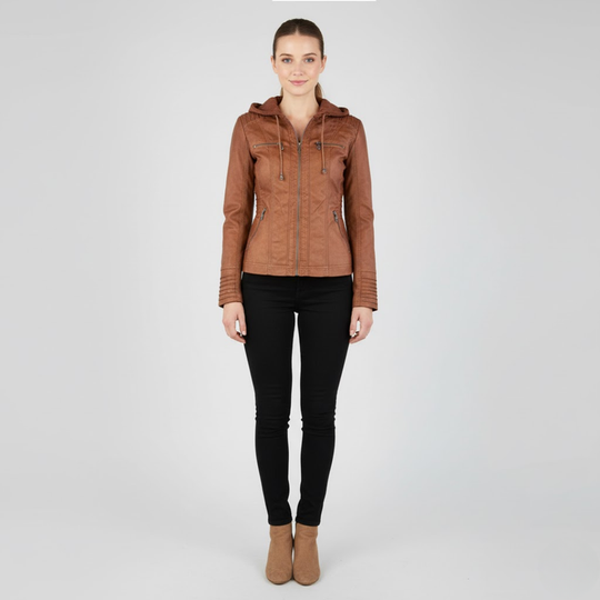 Cato | Dames Stijlvol Jasje Khaki Larenza.nl