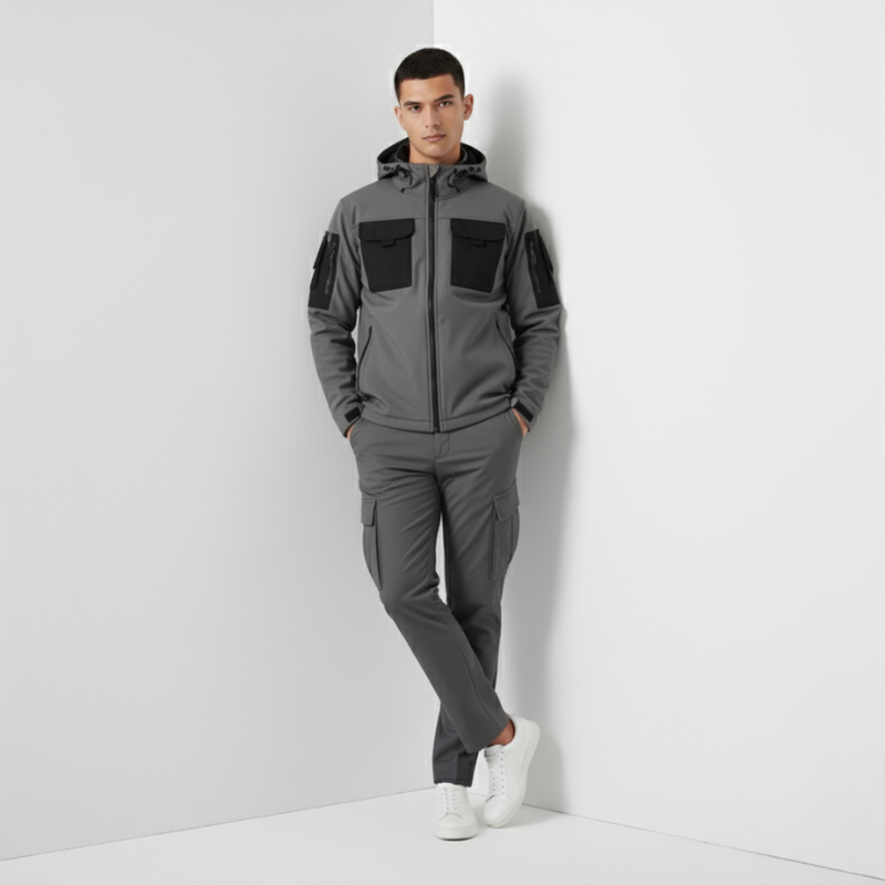 Darek | Heren Titan Outdoor Performance Set Grijs Larenza.nl
