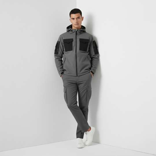 Darek | Heren Titan Outdoor Performance Set Grijs Larenza.nl
