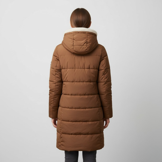 Debby | Dames Lange Pufferjas Larenza.nl