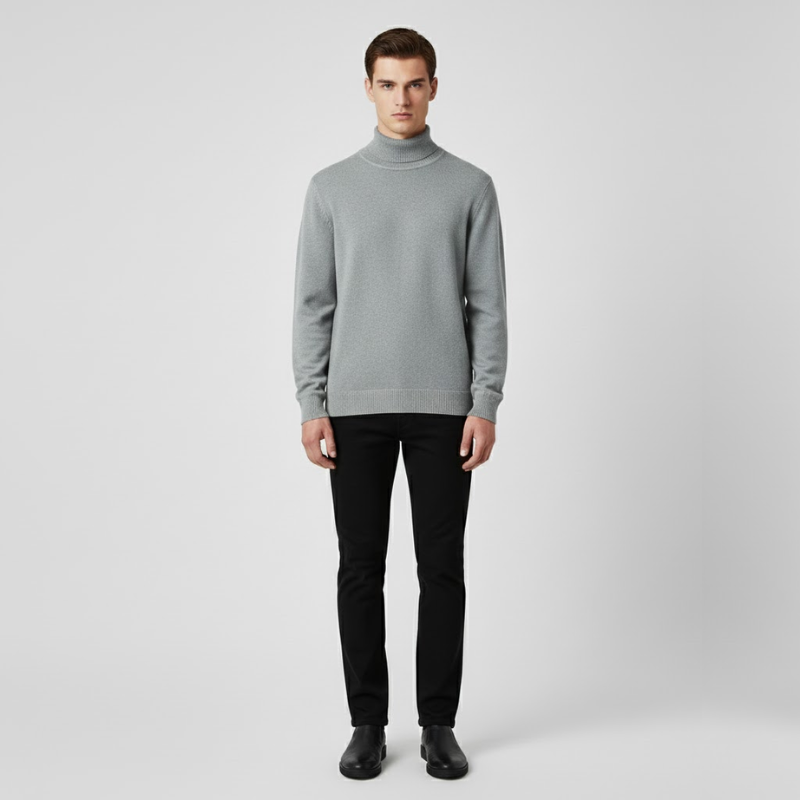 Gerrit | Heren Casual Trui Lichtgrijs Larenza.nl