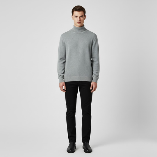 Gerrit | Heren Casual Trui Lichtgrijs Larenza.nl