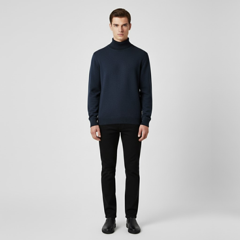 Gerrit | Heren Casual Trui Donkerblauw Larenza.nl