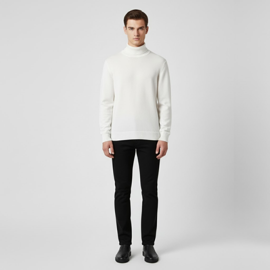 Gerrit | Heren Casual Trui Wit Larenza.nl