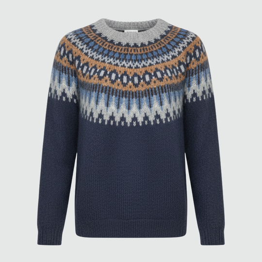 Inge | Dames Elegante Trui Donkerblauw Larenza.nl