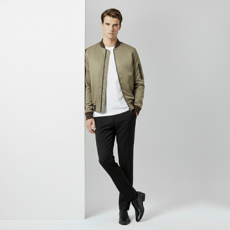 Ivo | Heren Lichtgewicht Handgemaakte Jas Larenza.nl