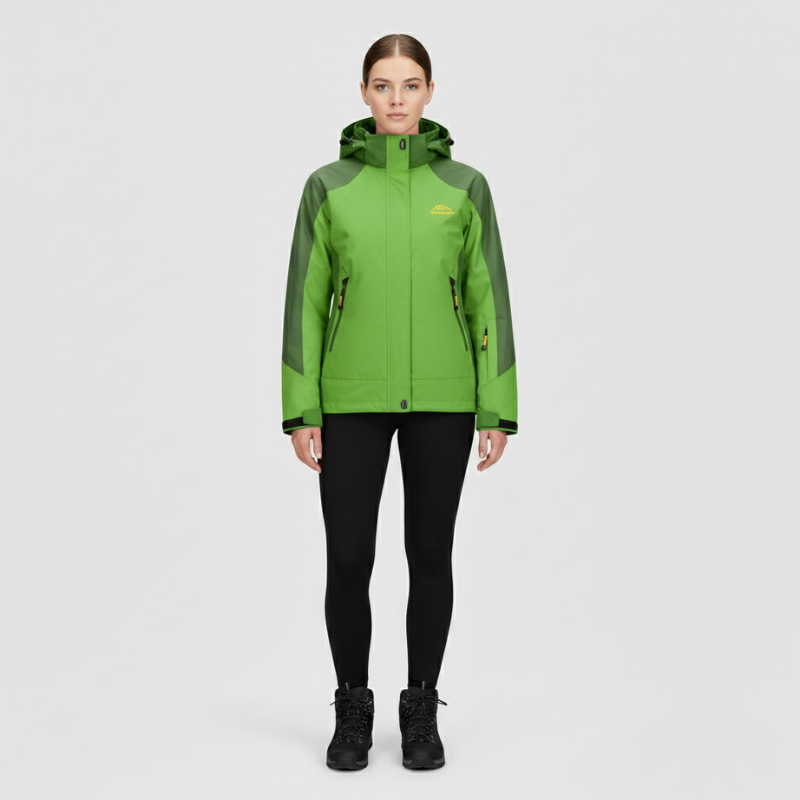 Janneke | Dames All-Weather Jas Groen Larenza.nl