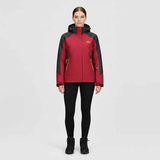 Janneke | Dames All-Weather Jas Rood Larenza.nl