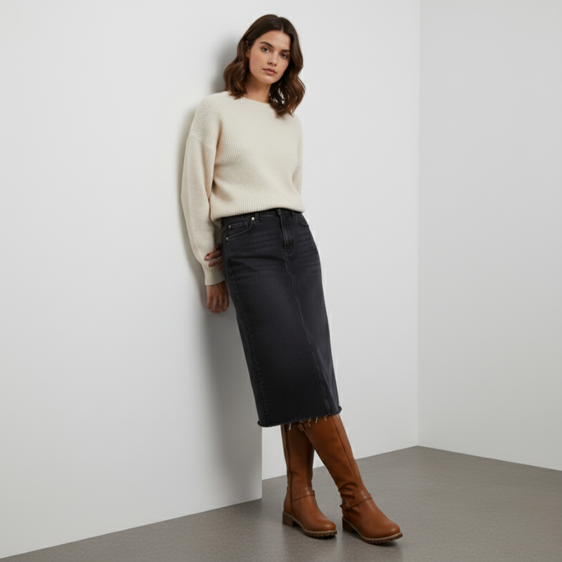 Jasmijn | Dames Hoge Laarzen met Hak Larenza.nl