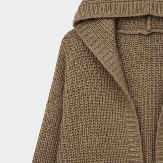 Jolien | Dames Oversized Vest met Capuchon Larenza.nl