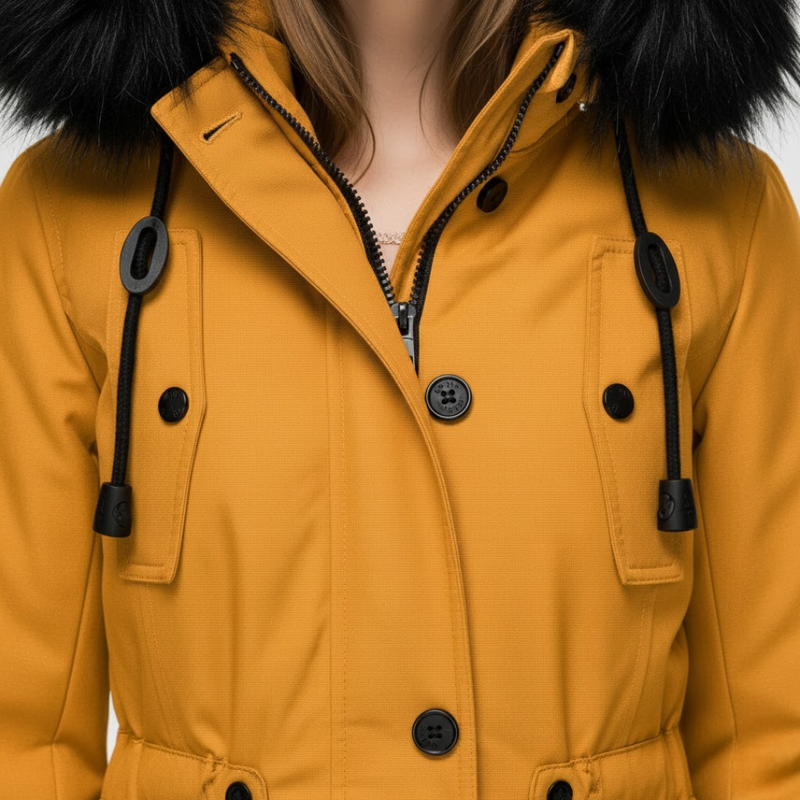 Juliette | Dames Lange Winterjas Larenza.nl