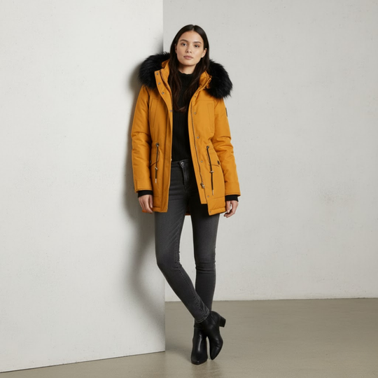 Juliette | Dames Lange Winterjas Larenza.nl