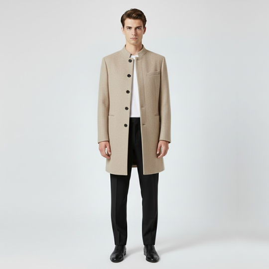 Keece | Heren Elegante & Veelzijdige Formele Jas Beige Larenza.nl