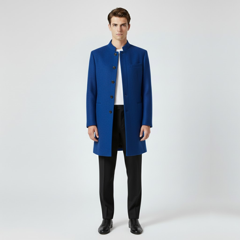 Keece | Heren Elegante & Veelzijdige Formele Jas Blauw Larenza.nl