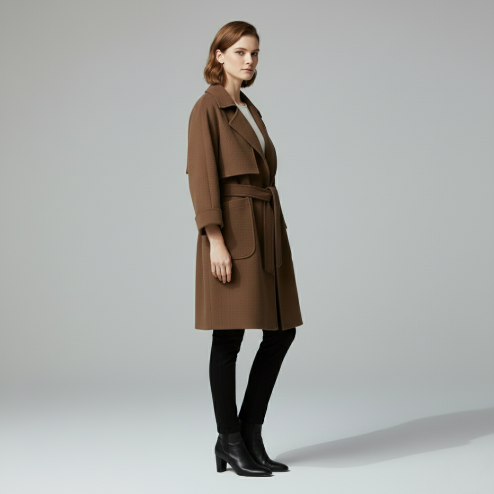 Kiki | Dames Trenchcoat Oversized Lang Larenza.nl