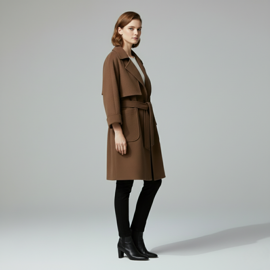 Kiki | Dames Trenchcoat Oversized Lang Larenza.nl