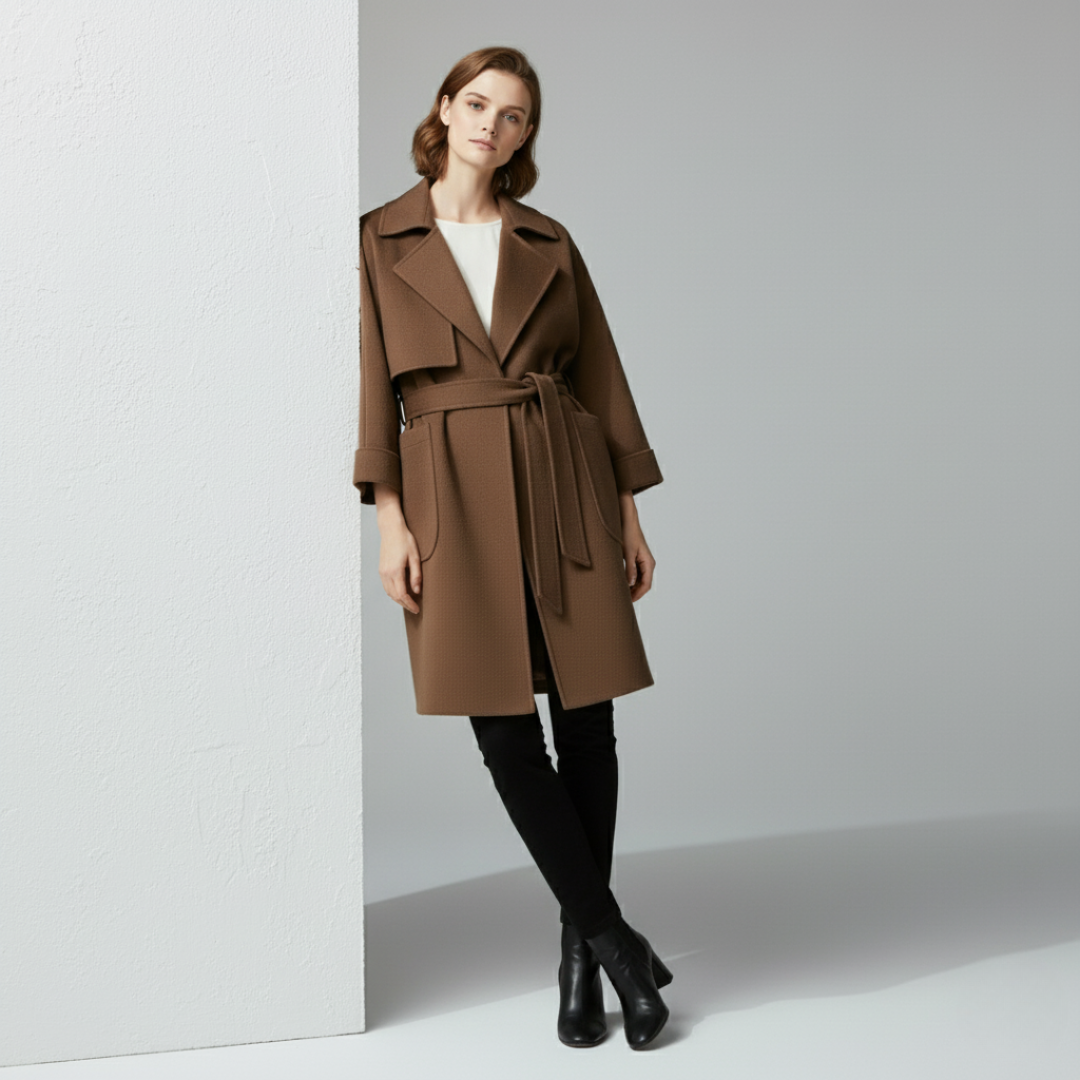 Kiki | Dames Trenchcoat Oversized Lang Larenza.nl