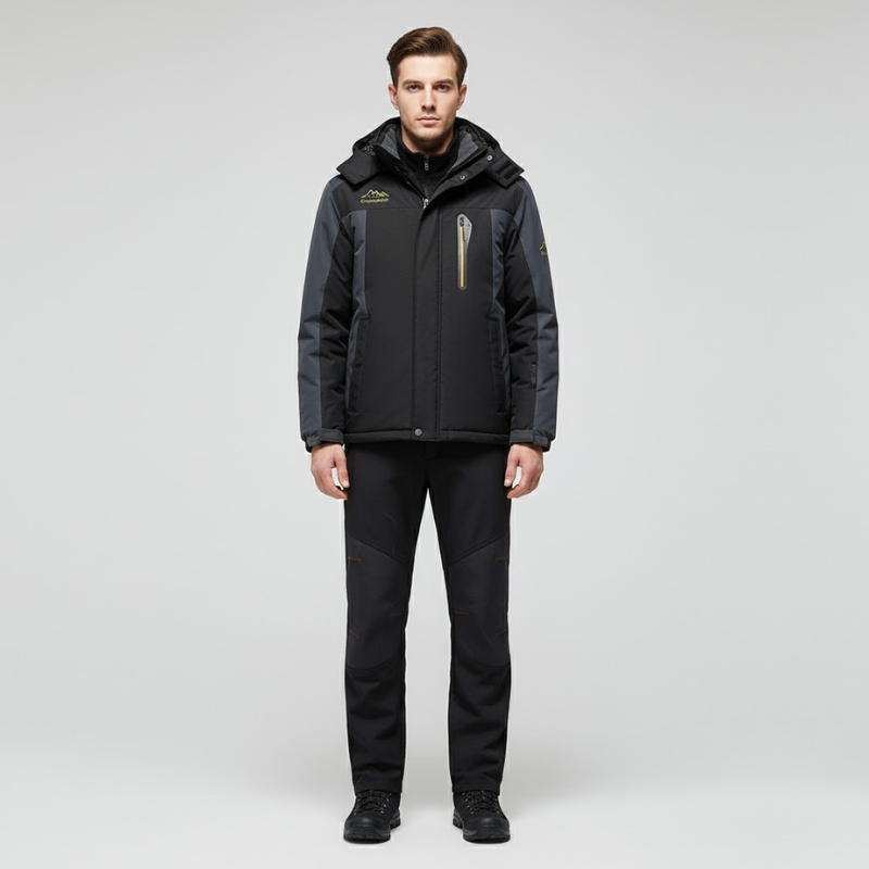 Koen | Heren All-Weather Waterdichte Winterset Zwart Larenza.nl