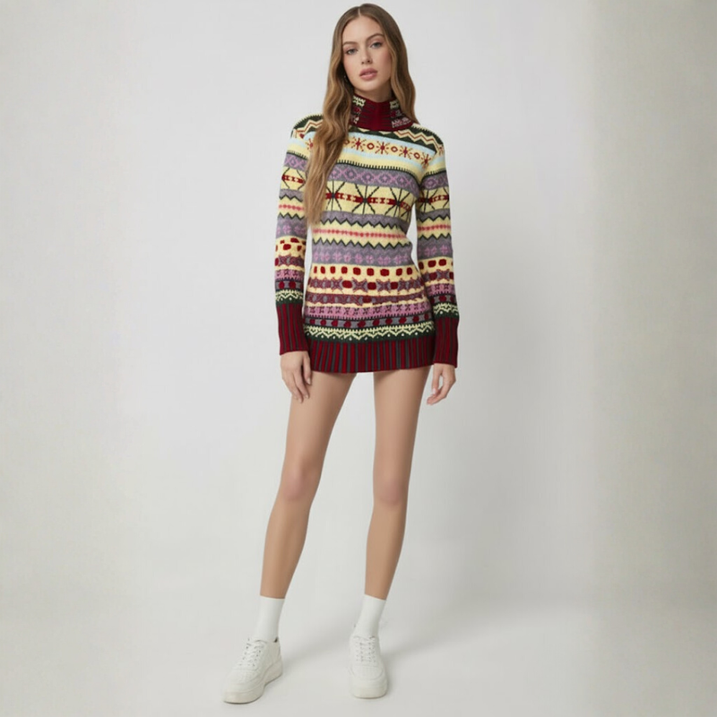 Leonie | Dames Noorse Wintertrui Larenza.nl