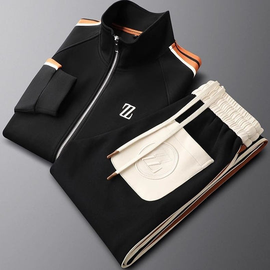 Manu | Heren Stretch Tracksuit Set Larenza.nl