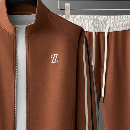 Manu | Heren Stretch Tracksuit Set Larenza.nl