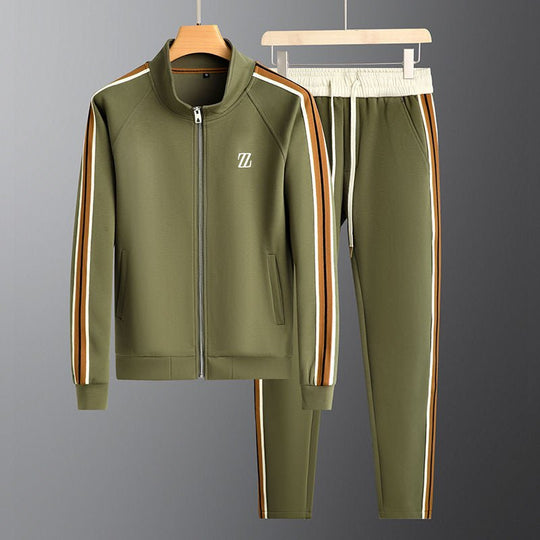 Manu | Heren Stretch Tracksuit Set Larenza.nl