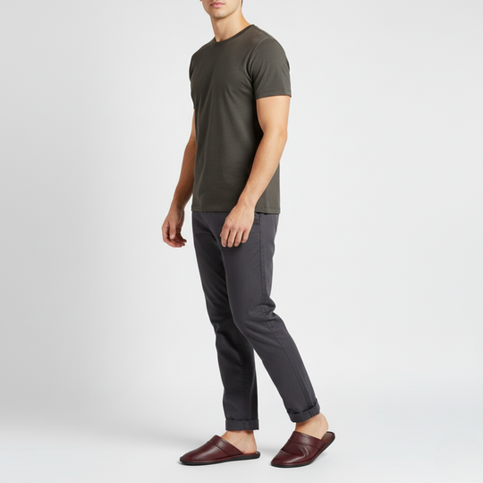 Martijn | Heren Pantoffels Warm Antislip Larenza.nl