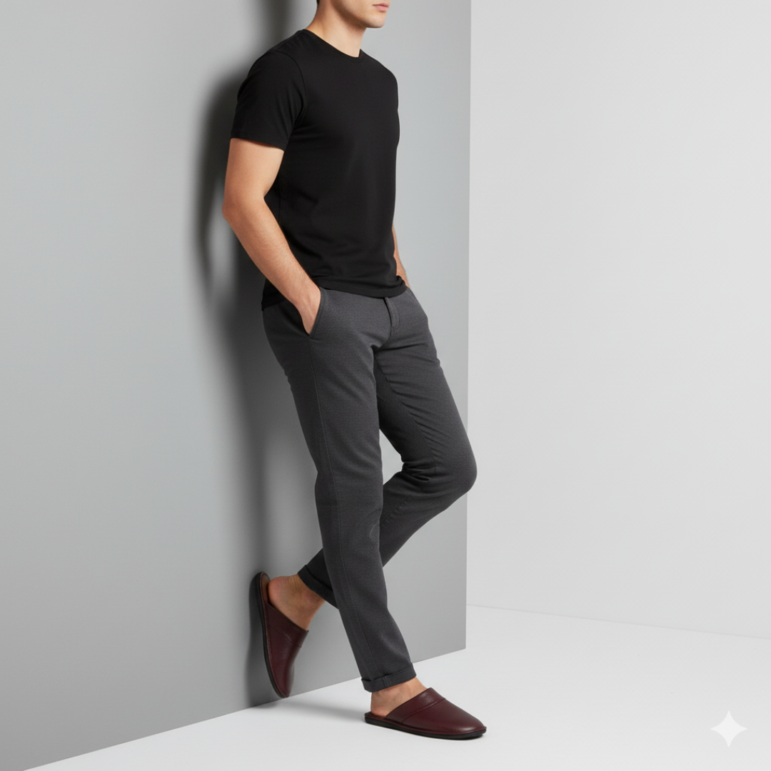 Martijn | Heren Pantoffels Warm Antislip Larenza.nl