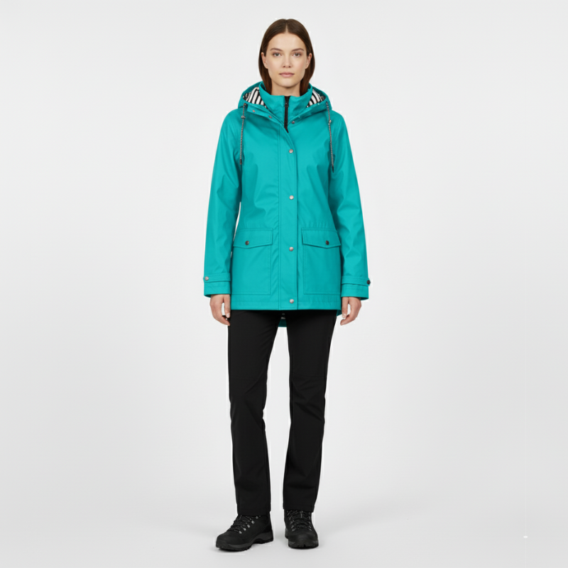 Merel | Dames 3-in-1 Wandeljas Turquoise Larenza.nl