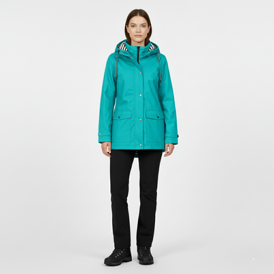 Merel | Dames 3-in-1 Wandeljas Turquoise Larenza.nl