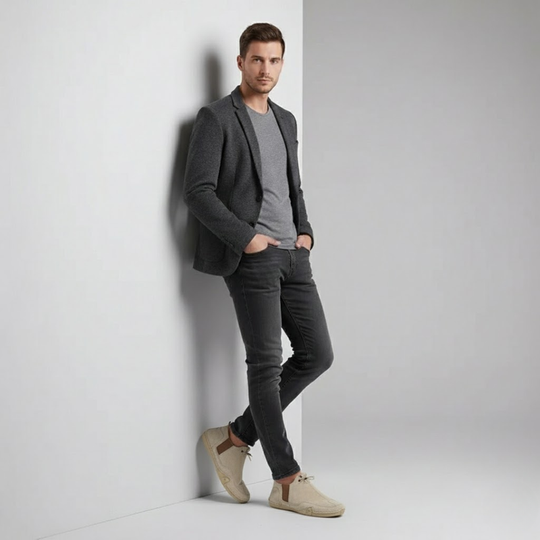 Pepijn | Heren Comfort Orthopedische Schoenen Khaki Larenza.nl