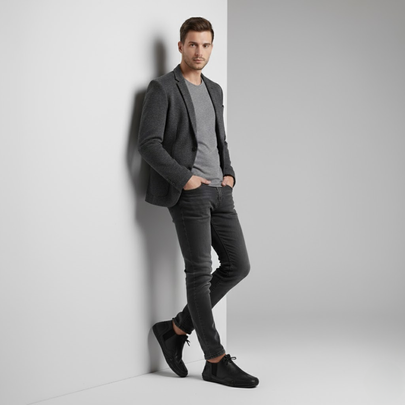 Pepijn | Heren Comfort Orthopedische Schoenen Zwart Larenza.nl