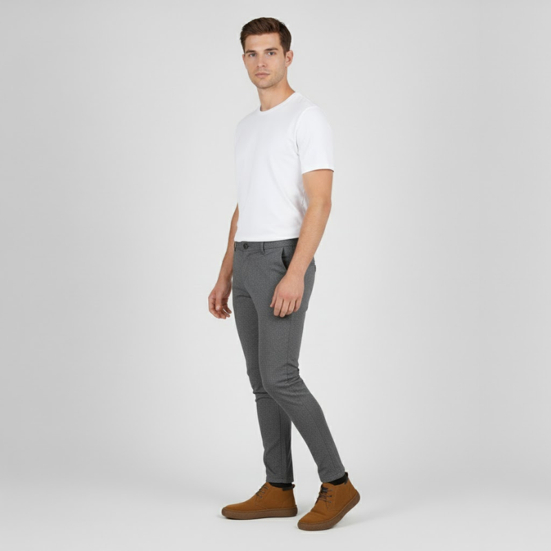 Rick | Heren Enkelhoge Veterschoenen Antislip Larenza.nl