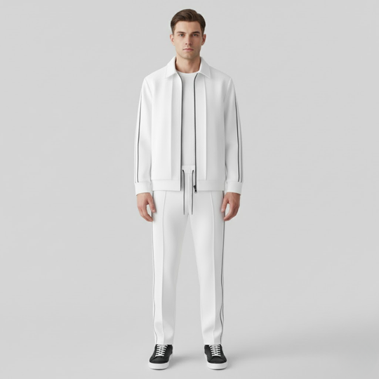 Riven | Heren Monaco Trainingsset Wit Larenza.nl