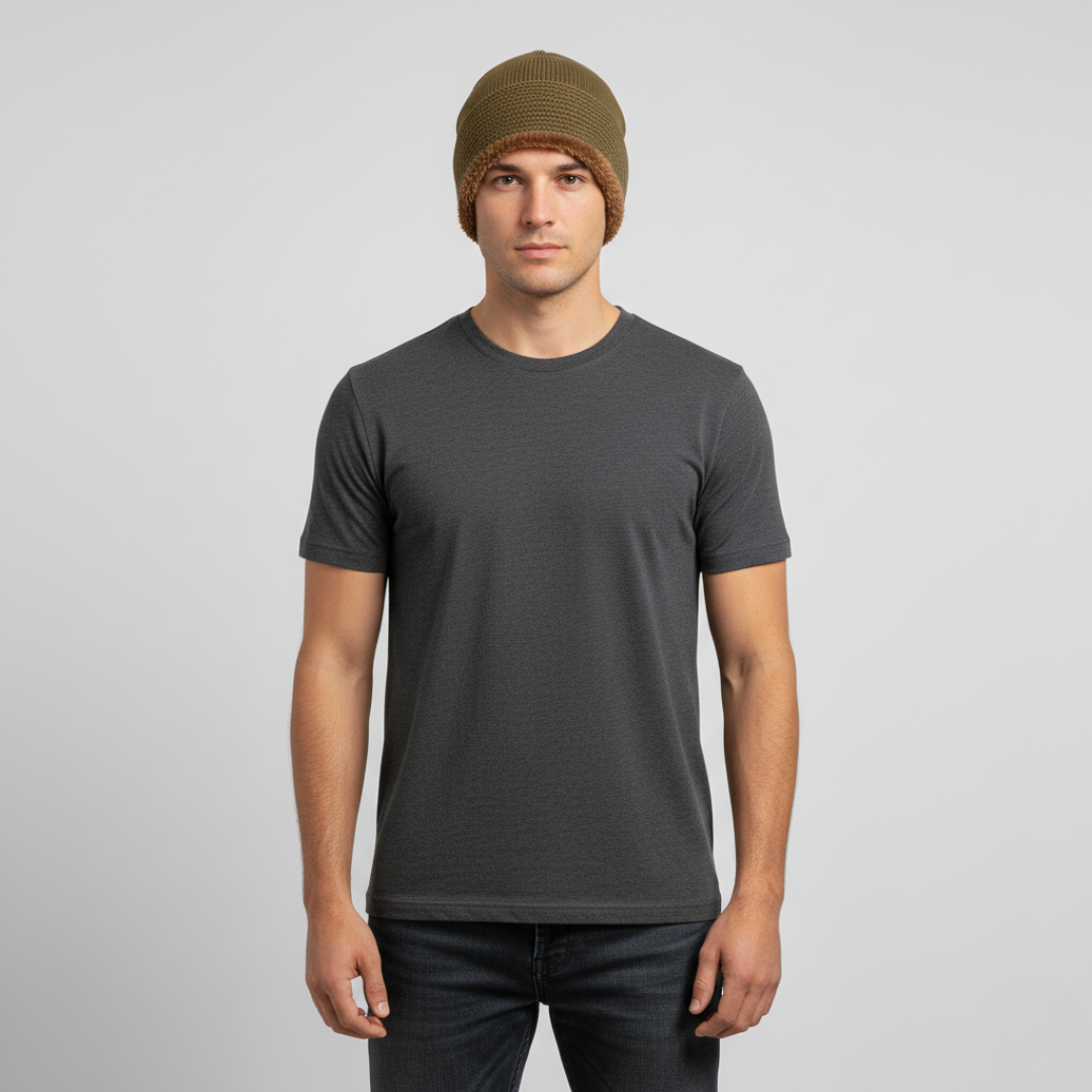 Roeland | Wintermuts Heren Gevoerd Khaki Larenza.nl