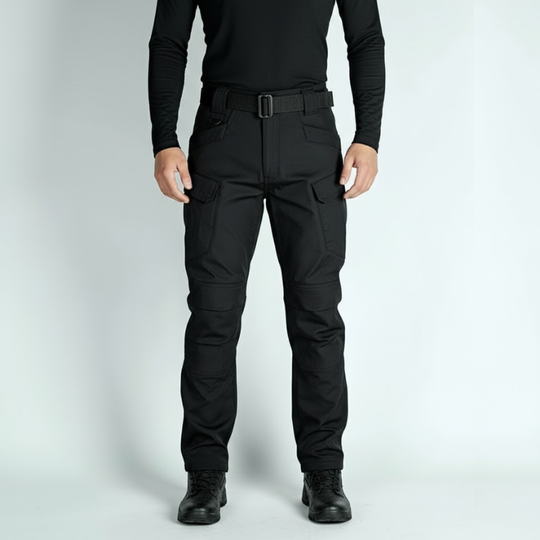 Tibor | Heren Duurzame Waterdichte Wandelbroek Zwart Larenza.nl