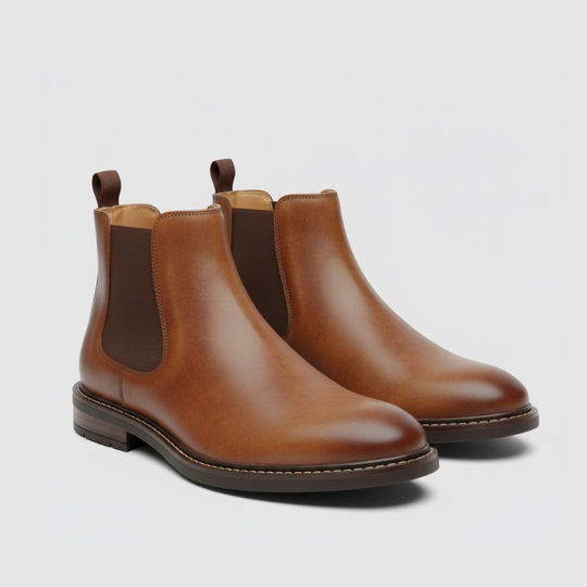 Ties | Heren Chelsea Boots Bruin Larenza.nl