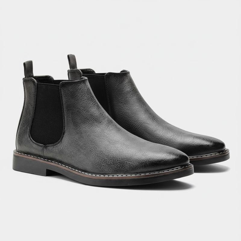 Ties | Heren Chelsea Boots Grijs Larenza.nl
