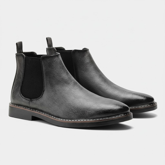 Ties | Heren Chelsea Boots Grijs Larenza.nl
